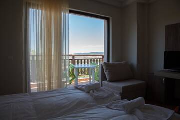 Фото номера Двухместный номер с 1 кроватью и балконом Отель Sveti Nikola Family Hotel Sapareva Banya г. Сапарева-Баня 4